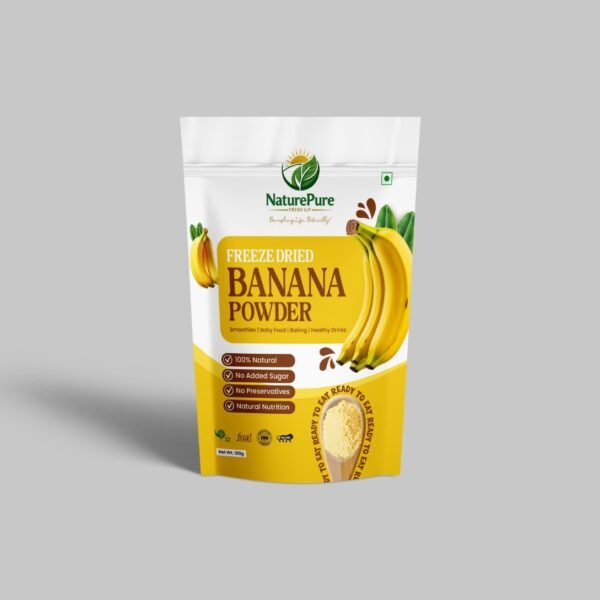 Banana Powder 100g (100% Natural | Fresh Pack)